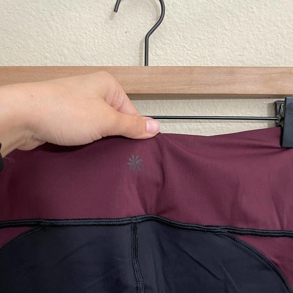 Athleta Crunch Colorblock 7/8 High-Rise Lightweight Legging Tights Super Sonic S - Picture 14 of 16